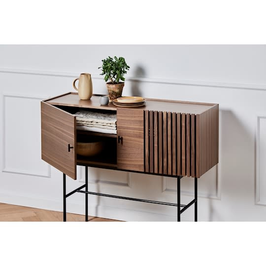 Woud Array Sideboard Walnut/Black 120cm