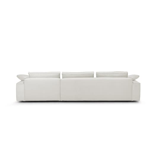 Sleepo Louie Divansofa Høyre Greige 348cm