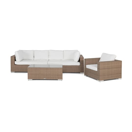 Nordic Outdoor Bora 5-sits Loungegrupp inkl Bord Sand