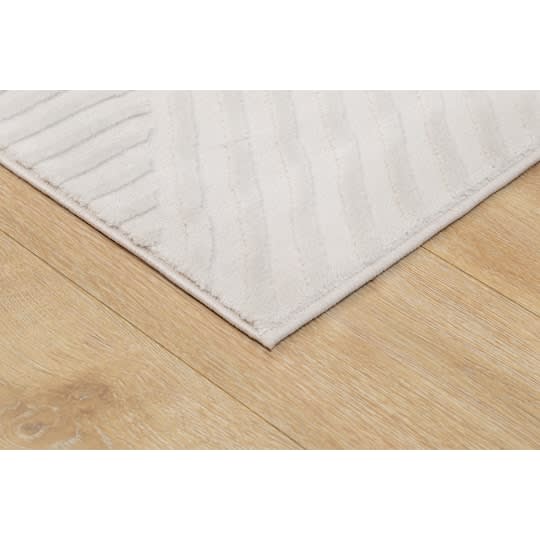 Nordic Home Cordelia Lines Matta Creme 200x290