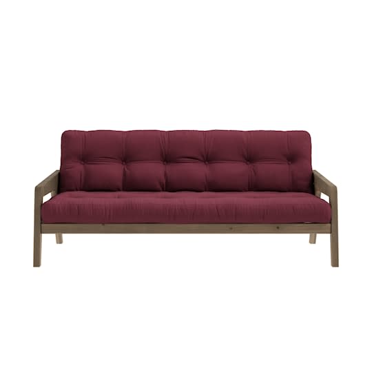 Karup Design Grab Bäddsoffa Brun/Bordeaux 204cm