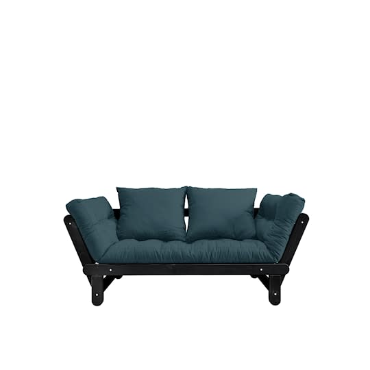 Karup Design Beat Sovesofa Svart/Petrol Blue 200cm