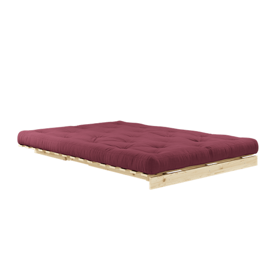 Karup Design Roots Bäddsoffa Natur/Bordeaux 140cm