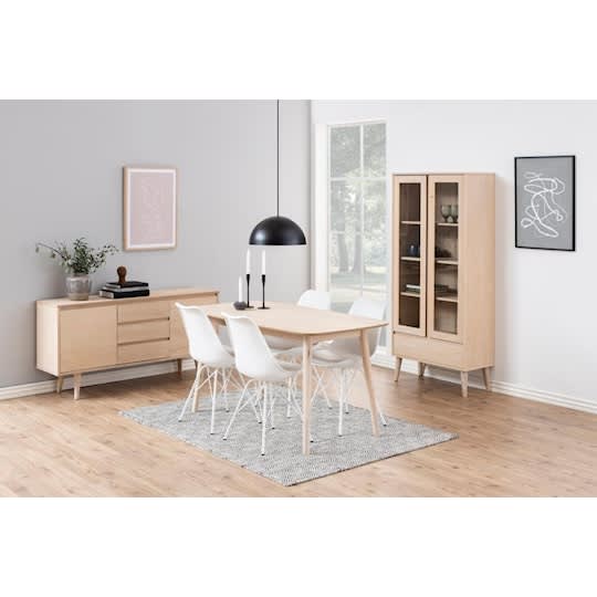 Nordic Home Eira Matstol Konstläder White