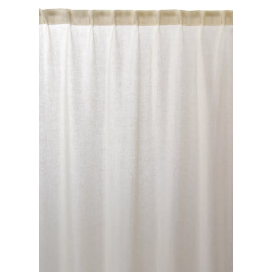 Linum Intermezzo Vorhanglänge Leinen Creamy Beige 290cm 2er-Pack