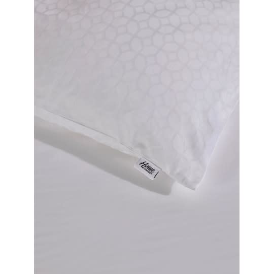 Tempur Satin Luxe Jacquard Dynetrekk Hvit 225x220