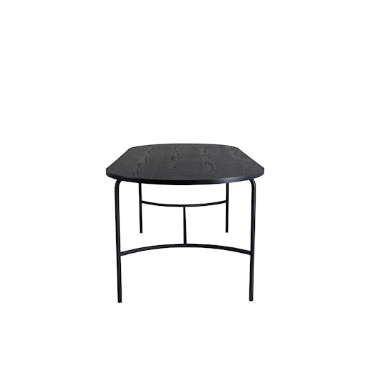 Venture Home Juliette Matbord Oval Svart 200cm