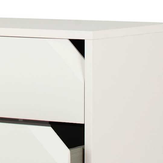 Tenzo Corner Sideboard Cotton White Matte 118.5cm