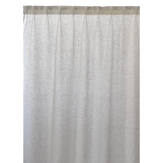 Linum Intermezzo Vorhanglänge Leinen Light Stone Grey 290cm 2er-Pack