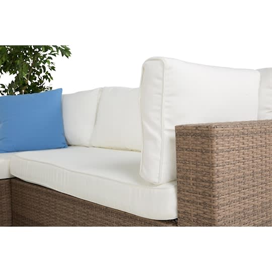 Nordic Outdoor Bora 10-seter Loungesofa inkl. Divan/Bord Sand