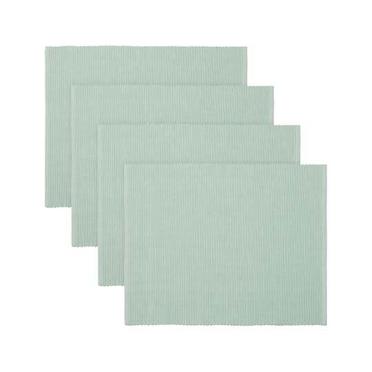 Linum Uni Tischset Light Ice Green 35x46 4er-Pack