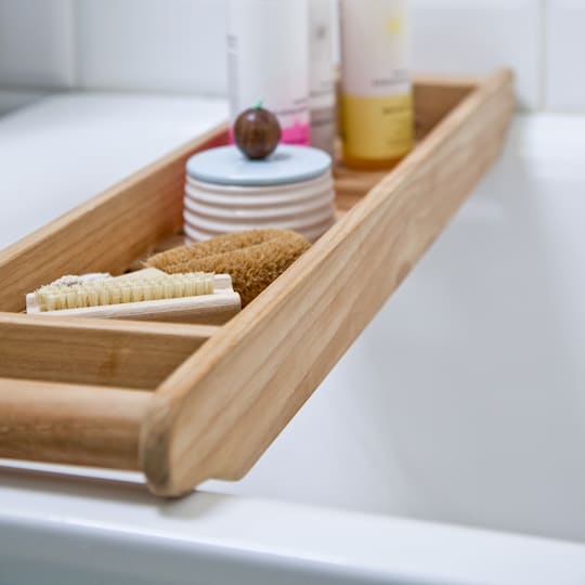 Cinas Bathtub Tablett Teakholz