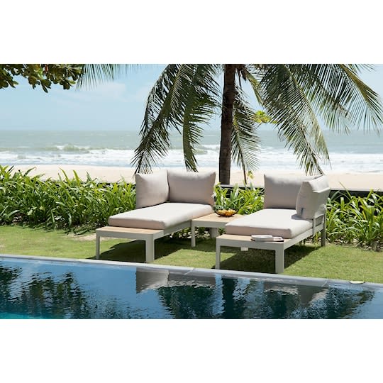 Nordic Outdoor Paola Loungesofa inkl. Bord Beige