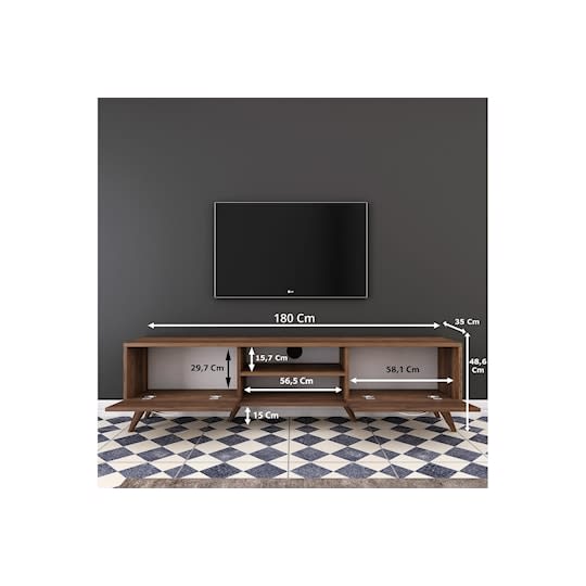 Nordic Home Konrad TV-benk Brun