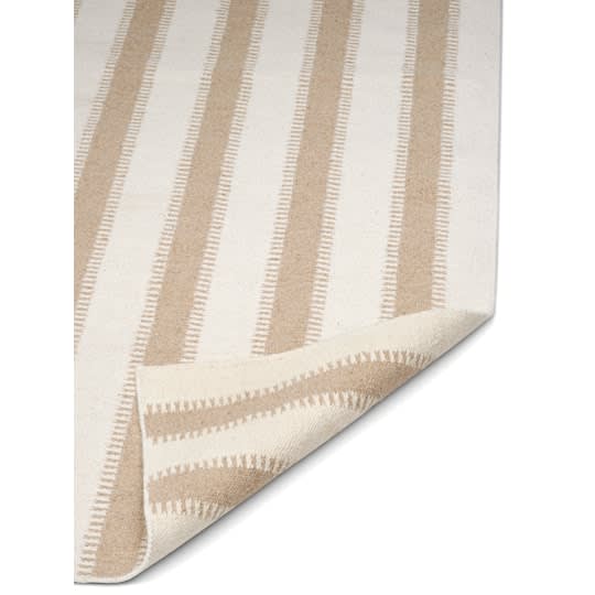 Classic Collection Stripes Ullteppe Off White/Natur 200x300