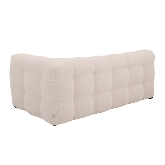 Sleepo Billie 2-Sitzer Sofa Modul Rechts Armlehne Beige Bouclé 174cm