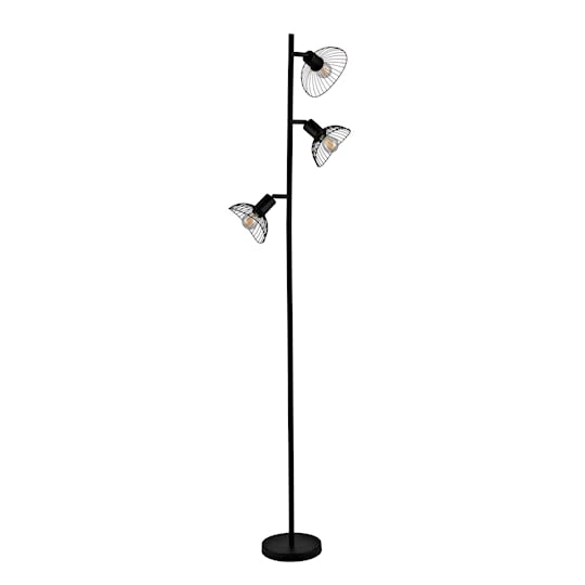 Nordic Home Ivar Golvlampa Svart 139cm