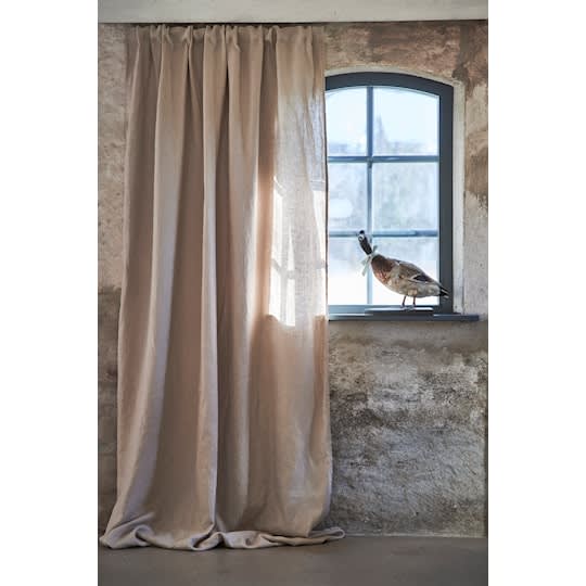 Boel &amp; Jan Sabina Gardinlängd Linne Beige 300cm