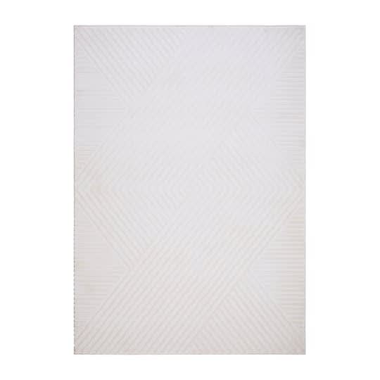 Nordic Home Cordelia Lines Matta Creme 300x400