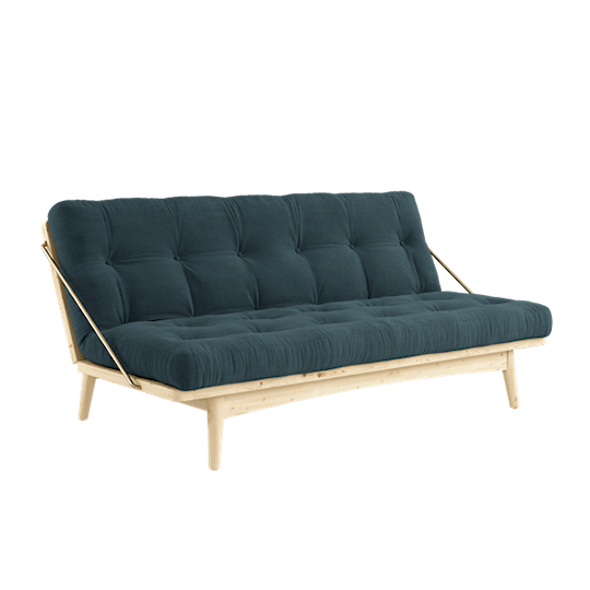 Karup Design Folk Sovesofa Natur/Pale Blue 190cm