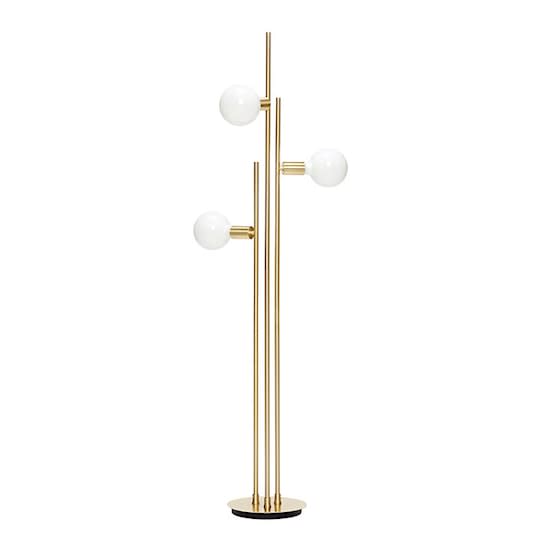 Hübsch Balance Golvlampa Mässing 150cm