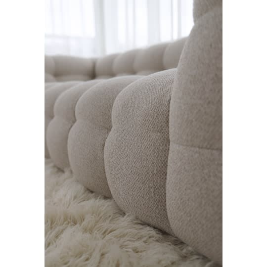 Sleepo Billie 4-istuttava Sohva Beige Bouclé