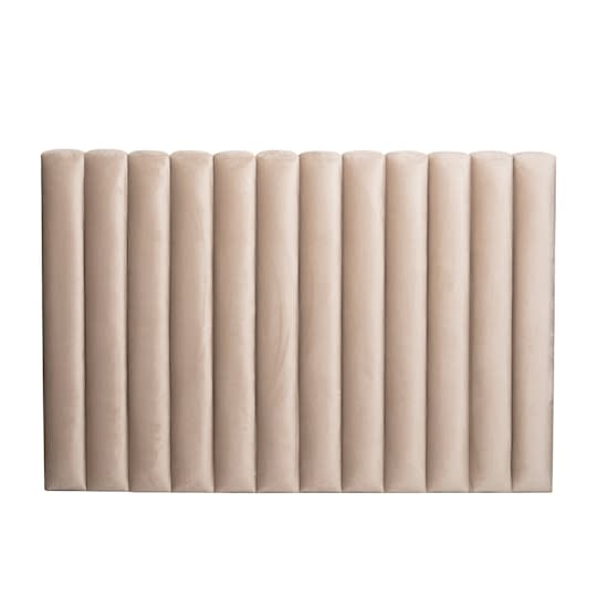 Sleepo Stella Kopfteil Samt Beige 160cm