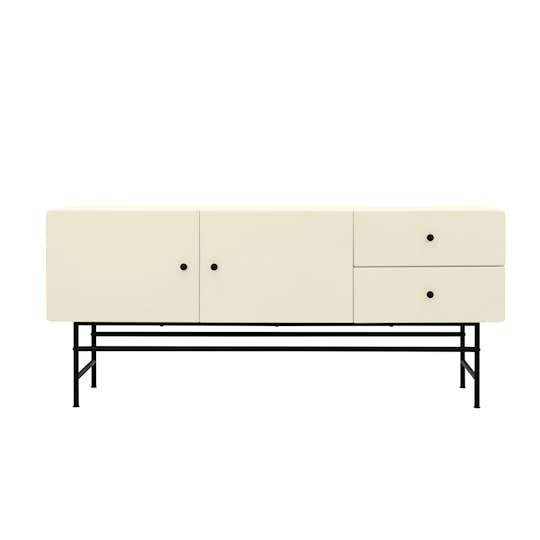 Tenzo Cocktail Sideboard Cream White 158cm