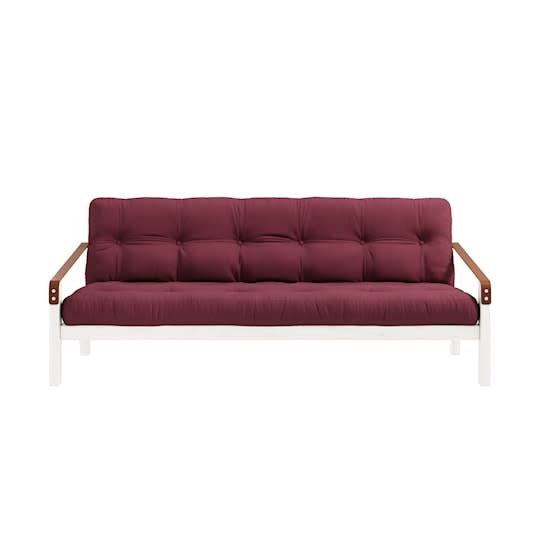 Karup Design Poetry Bäddsoffa Vit/Bordeaux 204cm