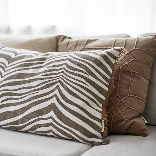 Classic Collection Zebra Dekokissen Simply Taupe 40x60