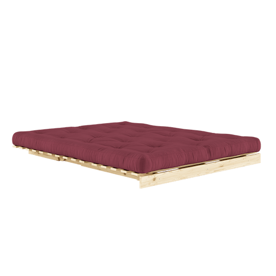 Karup Design Roots Schlafsofa Natur/Bordeaux 160cm