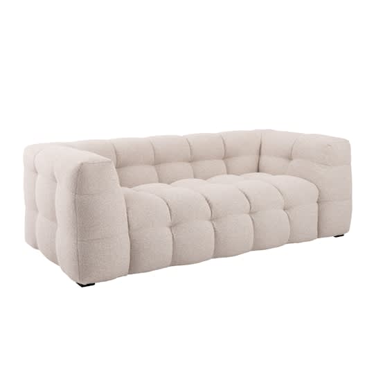 Sleepo Billie 2-Sitzer Sofa Beige Bouclé