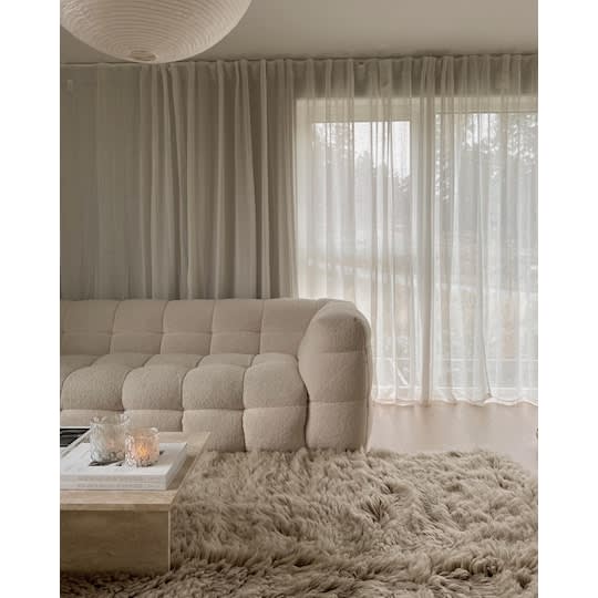 Sleepo Billie 3-Seters Sofa Creme Teddy