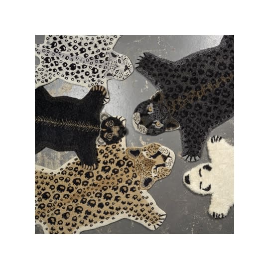 Classic Collection Leopard Teppich Natur 90x150