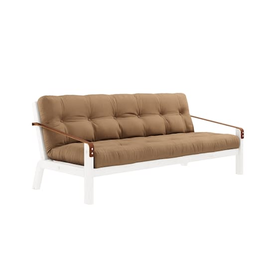 Karup Design Poetry Bäddsoffa Vit/Mocca 204cm