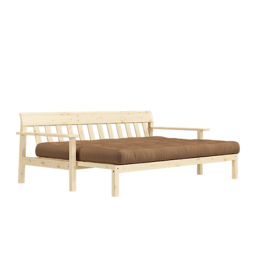 Karup Design Unwind Bäddsoffa Natur/Mocca 218cm