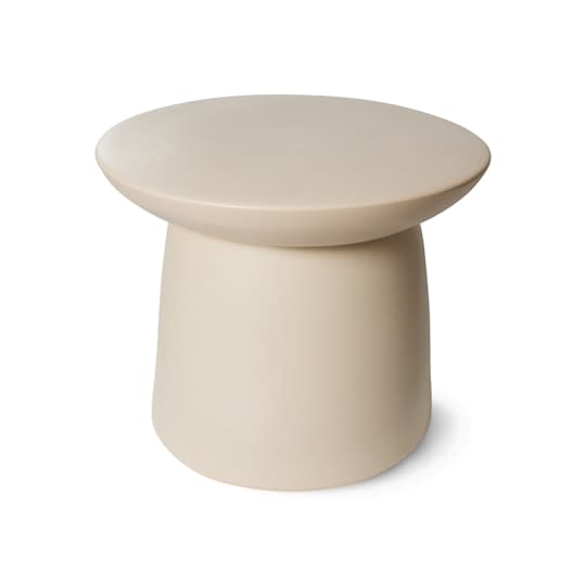 HKliving Earthenware Sidobord Cream L