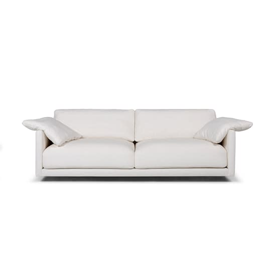 Sleepo Alicia 3-Sitzer Sofa Weiß 234cm