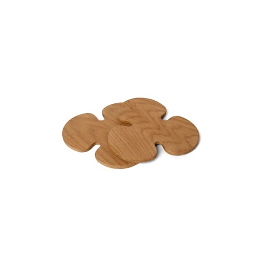 Spring Copenhagen Lucky Trivet Bordsunderlägg Ek Ø20 2-pack