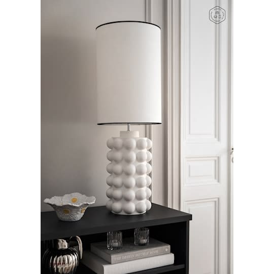 Hallbergs Belysning Bubbels Lampfot Vit L 49cm