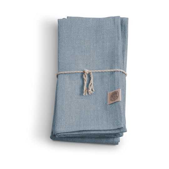 Lovely Linen Classic Servett Linne Pigeon Blue 4-Pack