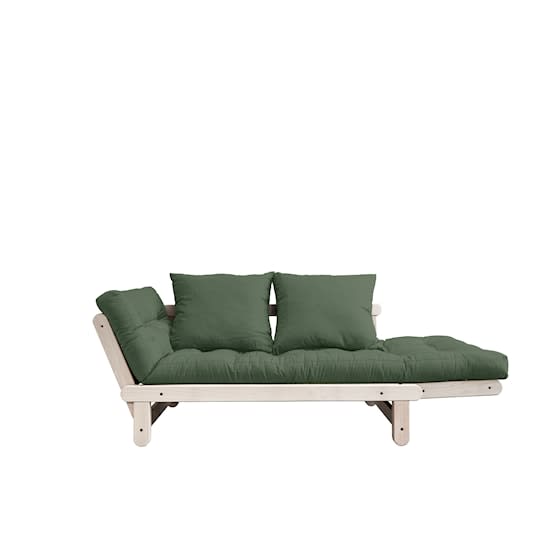 Karup Design Beat Sovesofa Natur/Olive Green 200cm