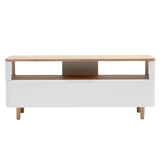 Sleepo Eliana TV-Bänk White/Oak 120cm