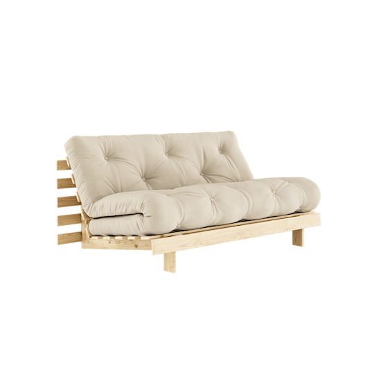 Karup Design Roots Bäddsoffa Natur/Beige 160cm