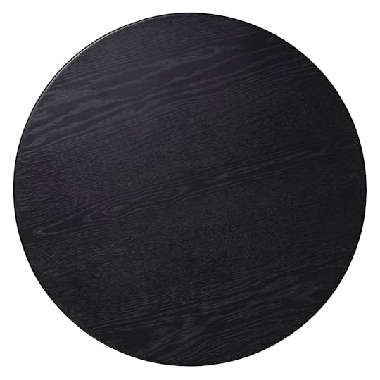 Sleepo Freja Sivupöytä Black Oak Ø60