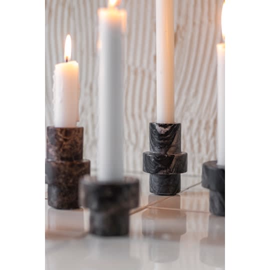 Mette Ditmer Denmark Marble Ljusstake Grey L