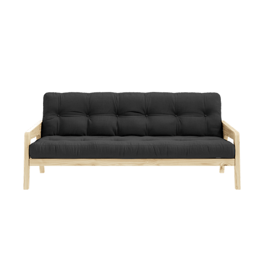 Karup Design Grab Sovesofa Natur/Dark Grey 204cm