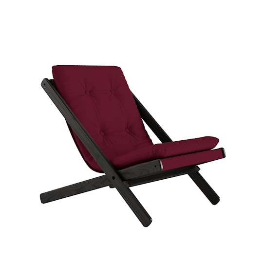 Karup Design Boogie Loungestol Svart/Bordeaux