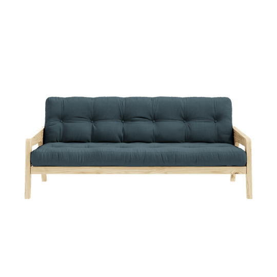 Karup Design Grab Bäddsoffa Natur/Petrol Blue 204cm