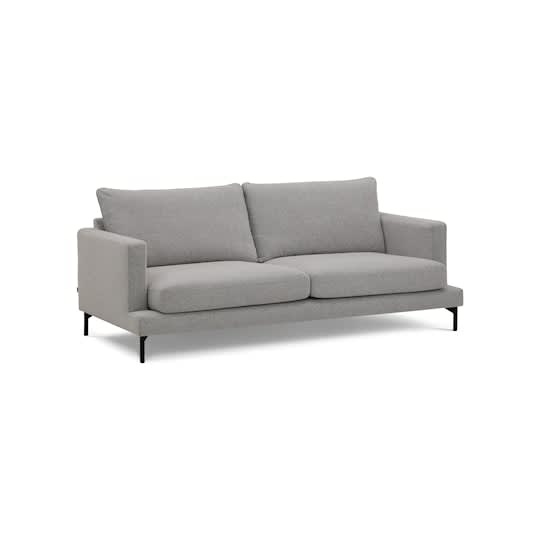 Sleepo Olivia 3-Sitzer Sofa Silber 206 cm